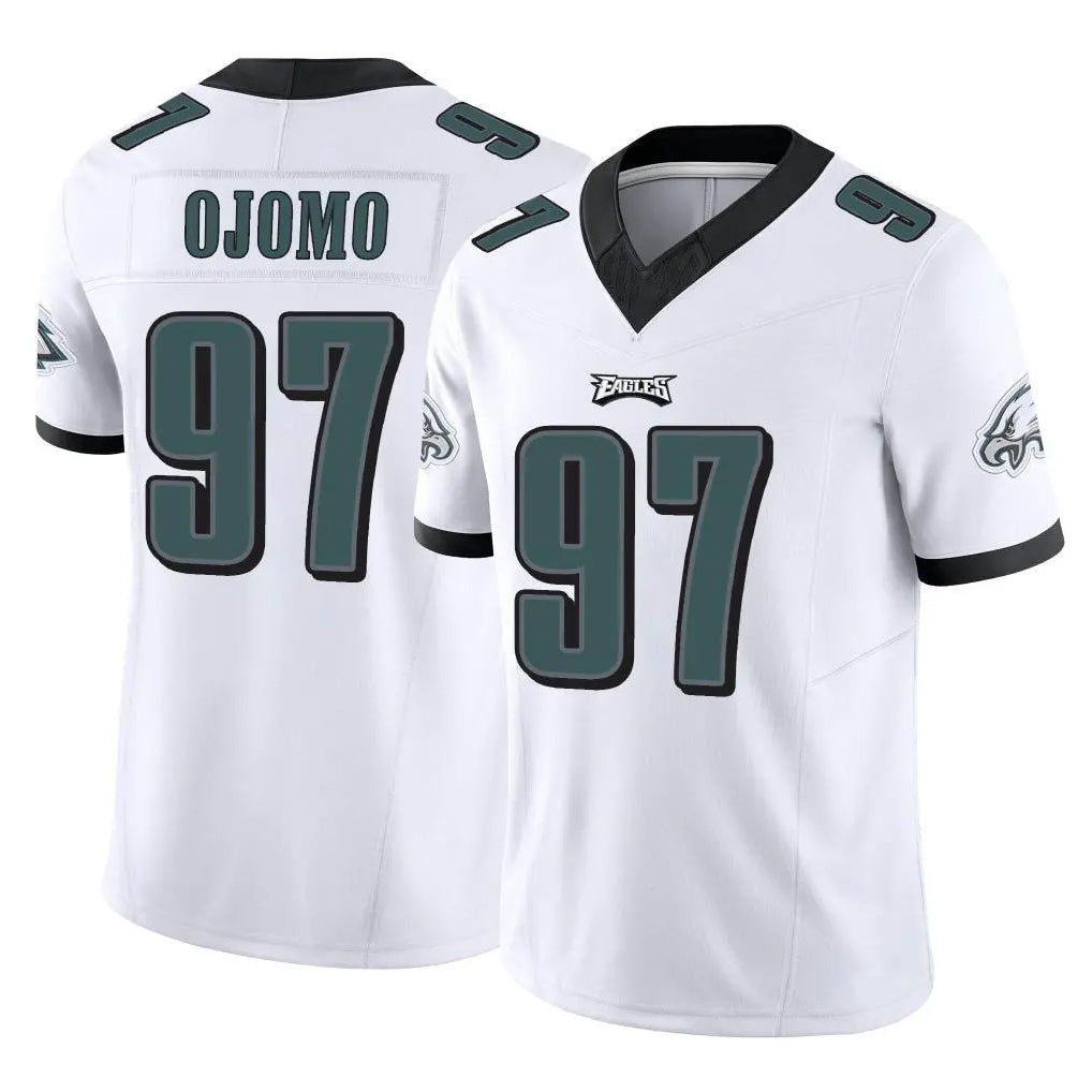 My Store P.Eagles #97 Moro Ojomo Player White Limited Vapor F.U.S.E. Home Game Stitched Jerseys