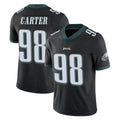 My Store P.Eagles #98 Jalen Carter Player Black Limited Vapor Untouchable Home Game Stitched Jerseys