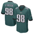My Store P.Eagles #98 Jalen Carter Player Team Color Green Home Game Stitched Jerseys