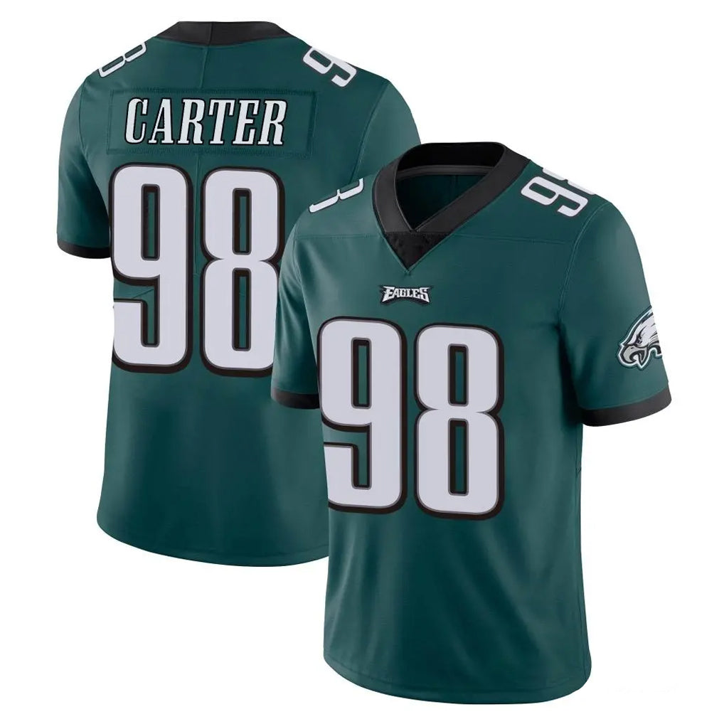My Store P.Eagles #98 Jalen Carter Player Team Color Green Vapor Untouchable Home Game Stitched Jerseys