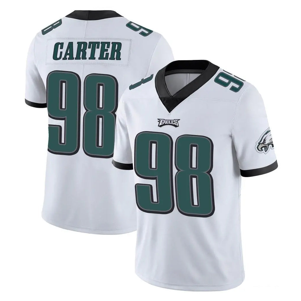 My Store P.Eagles #98 Jalen Carter Player White Limited Vapor Untouchable Home Game Stitched Jerseys