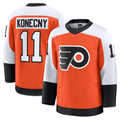 My Store P.Flyers #11 Travis Konecny Burnt Orange Home Premium Jerseys