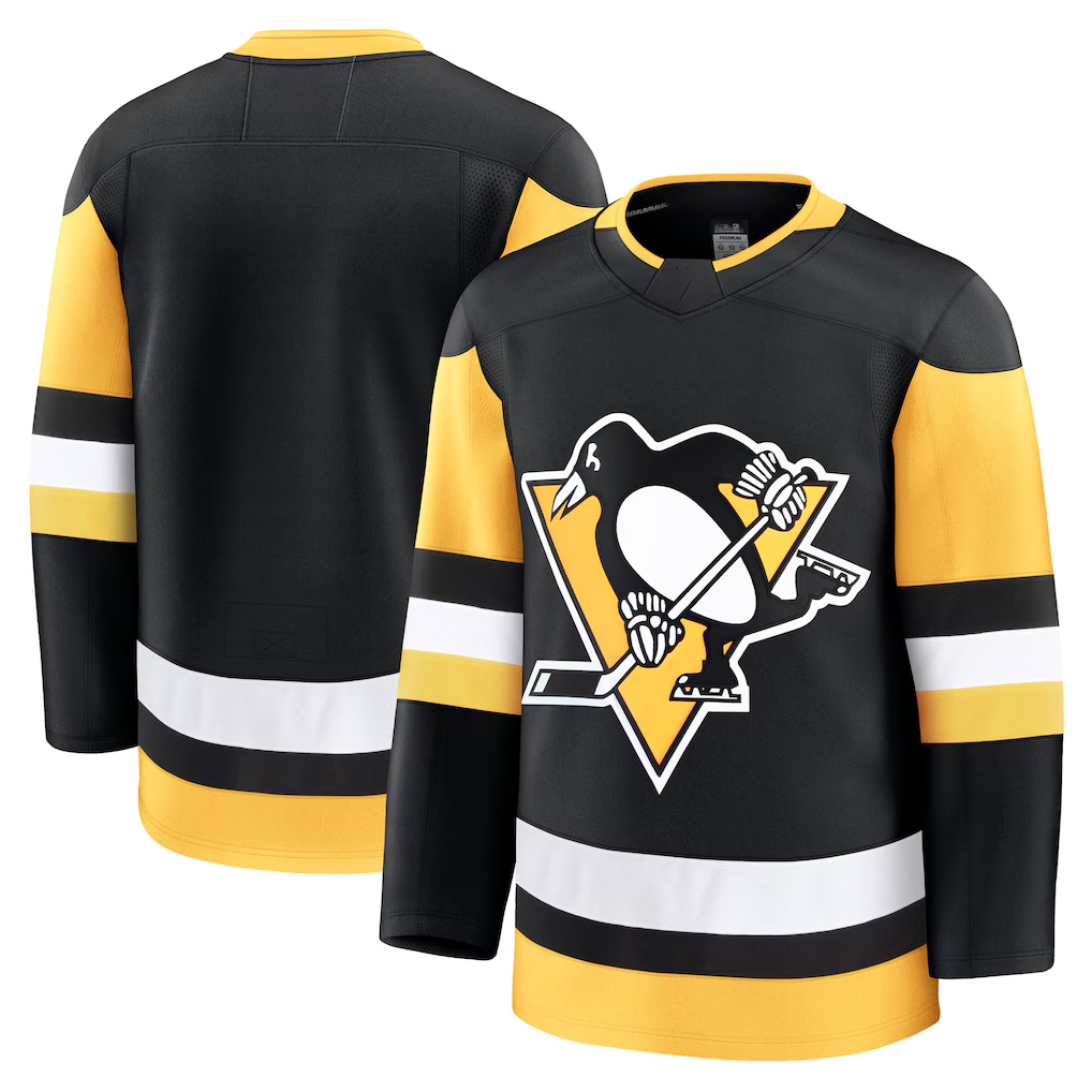 My Store P.Penguins Black 2024 Military Appreciation Practice Jerseys