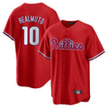 My Store P.Phillies #10 J.T. Realmuto Player Red Home Game Stitched Jerseys