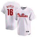 My Store  P.Phillies #16 Brandon Marsh Player White Home Limited Stitched Jerseys