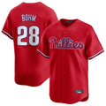 My Store  P.Phillies #28 Alec Bohm Player Red Home Limited Stitched Jerseys