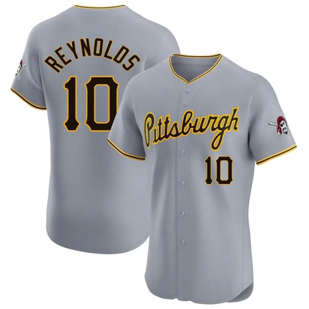 My Store P.Pirates #10 Bryan Reynolds Player Gray Road Home Limited Elite Stitched Jerseys