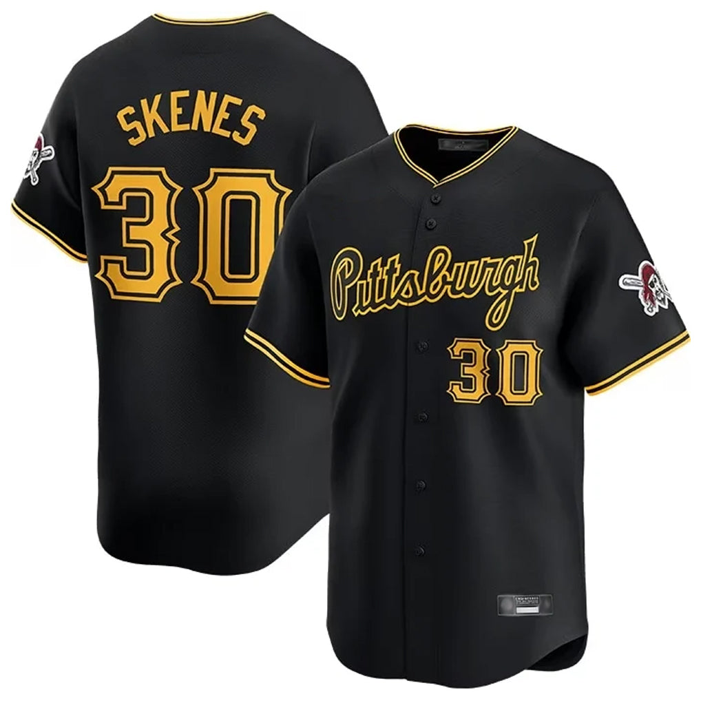 My Store P.Pirates #30 Paul Skenes Player Black Home Limited Stitched Jerseys