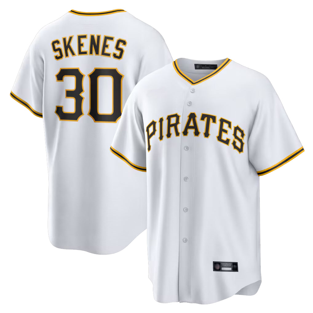 My Store P.Pirates #30 Paul Skenes Player White Home Game Stitched Jerseys