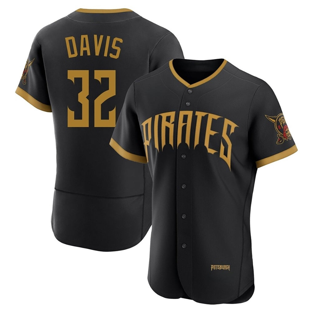 My Store P.Pirates #32 Henry Davis Player Black 2026 City Connect Home Limited Elite Stitched Jerseys