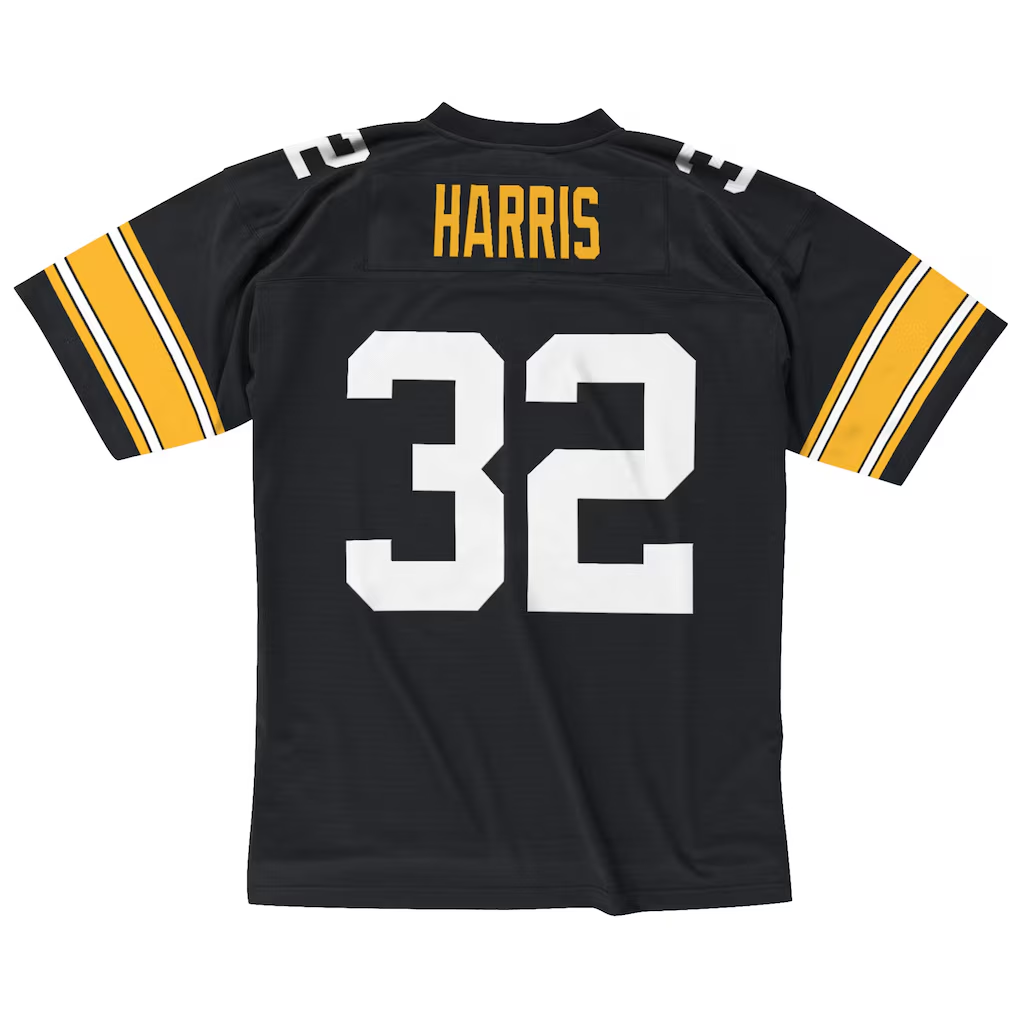 My Store P.Steelers #32 Franco Harris Mitchell & Ness Black Legacy Replica Puhic Stitched Jerseys