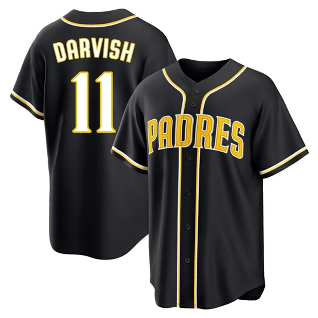 My Store S.Diego Padres #11 Yu Darvish Player Black 2026 Fashion Home Stitched Jerseys
