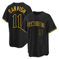 My Store S.Diego Padres #11 Yu Darvish Player Black Snake Skin City Home Game Stitched Jerseys
