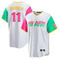 My Store S.Diego Padres #11 Yu Darvish Player White City Connect Home Game Stitched Jerseys