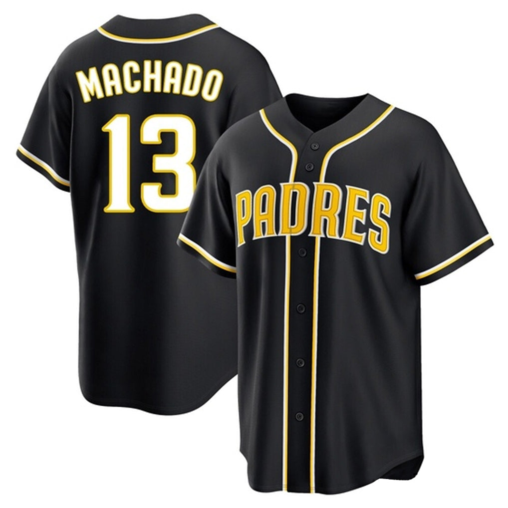 My Store S.Diego Padres #13 Manny Machado Player Black 2026 Fashion Home Stitched Jerseys