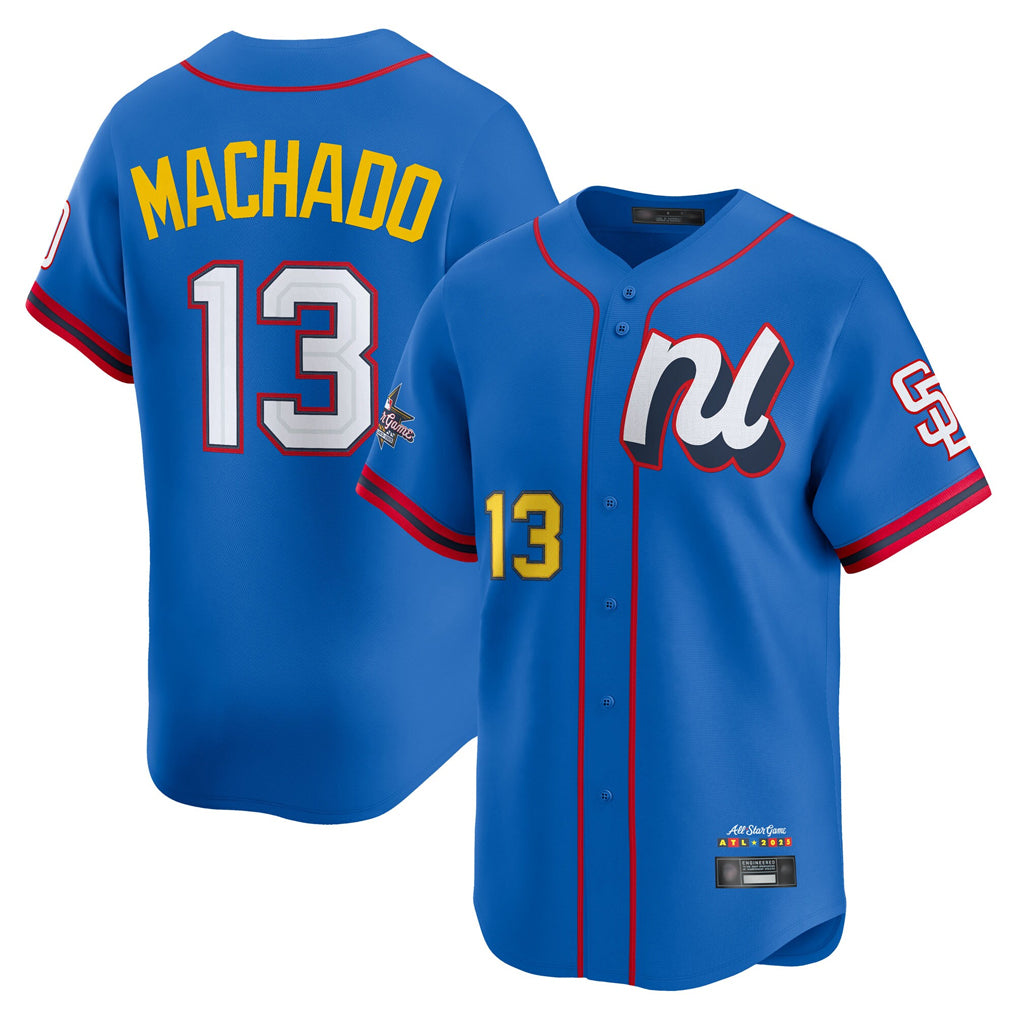 My Store S.Diego Padres #13 Manny Machado Player Blue National League All-Star Game Limited Stitched Jerseys