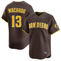 My Store S.Diego Padres #13 Manny Machado Player Brown Home Limited Stitched Jerseys