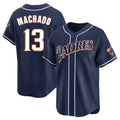My Store S.Diego Padres #13 Manny Machado Player Navy Cooperstown Collection Limited Home Stitched Jerseys