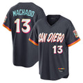 My Store S.Diego Padres #13 Manny Machado Player Obsidian 2026 City Connect Home Game T-shirt Stitched Jerseys