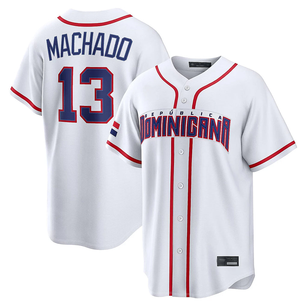 My Store S.Diego Padres #13 Manny Machado Player White 2026 World Classic Home Limited Stitched Jerseys