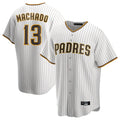 My Store S.Diego Padres #13 Manny Machado Player White Home Game Stitched Jerseys