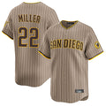 My Store S.Diego Padres #22 Mason Miller Player Khaki Home Limited Stitched Jerseys