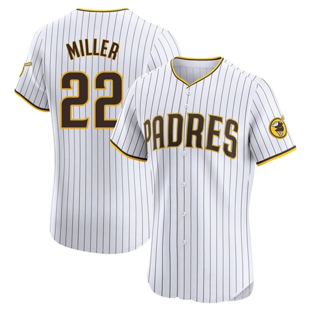 My Store S.Diego Padres #22 Mason Miller Player White Home Limited Elite Stitched Jerseys
