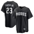 My Store S.Diego Padres #23 Fernando Tatis Jr Player Black Home Game Stitched Jerseys