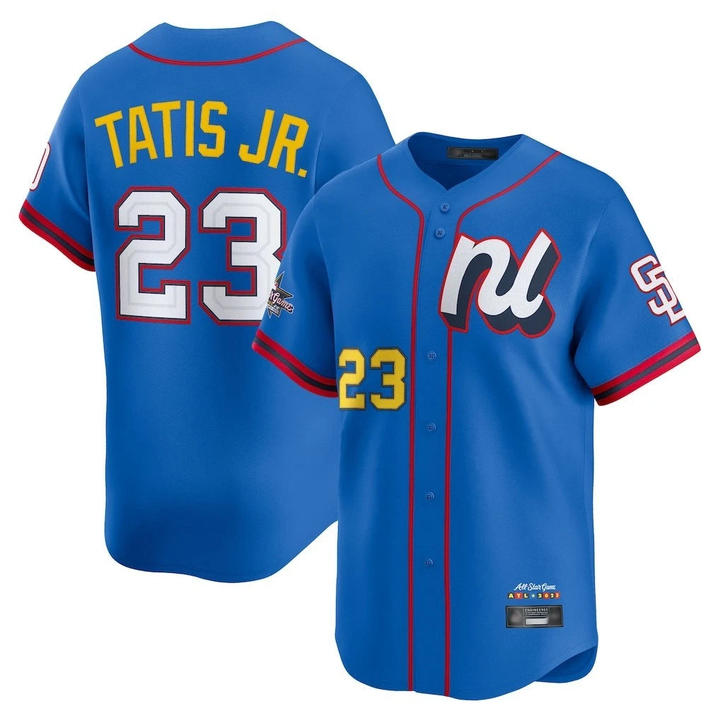 My Store S.Diego Padres #23 Fernando Tatis Jr Player Blue National League All-Star Game Limited Stitched Jerseys