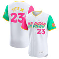 My Store S.Diego Padres #23 Fernando Tatis Jr Player White City Connect Home Limited Elite Stitched Jerseys