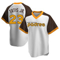 My Store S.Diego Padres #23 Fernando Tatis Jr Player White Home Cooperstown Collection Replica Game Stitched Jerseys