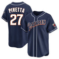 My Store S.Diego Padres #27 Nick Pivetta Player Navy Cooperstown Collection Limited Home Stitched Jerseys