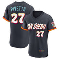 My Store S.Diego Padres #27 Nick Pivetta Player Obsidian 2026 City Connect Home Limited Elite T-shirt Stitched Jerseys