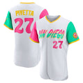 My Store S.Diego Padres #27 Nick Pivetta Player White City Connect Home Limited Elite Stitched Jerseys