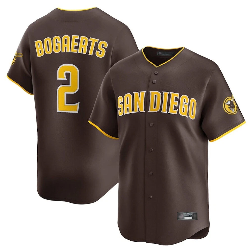 My Store S.Diego Padres #2 Xander Bogaerts Player Brown Home Limited Stitched Jerseys