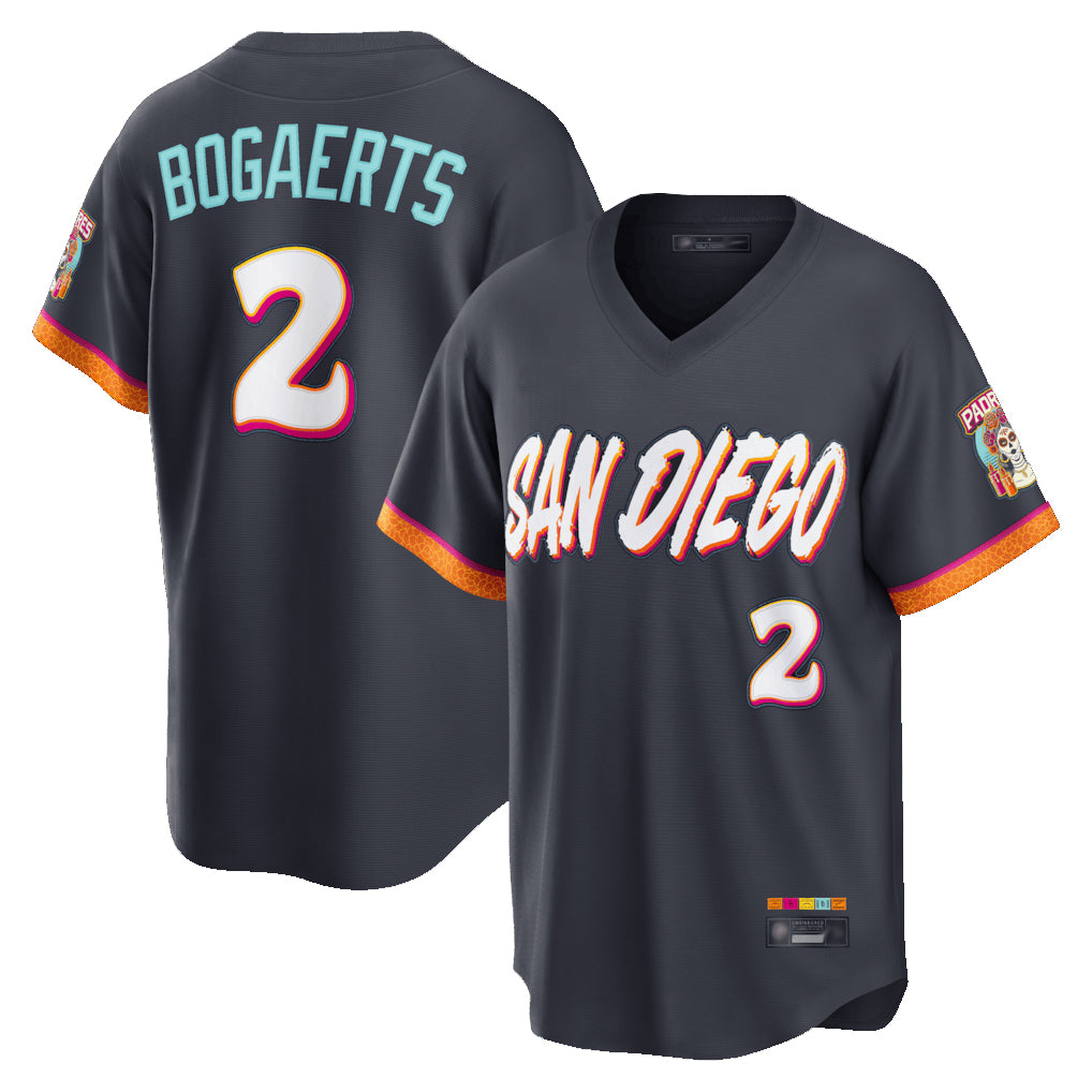 My Store S.Diego Padres #2 Xander Bogaerts Player Obsidian 2026 City Connect Home Limited T-shirt Stitched Jerseys