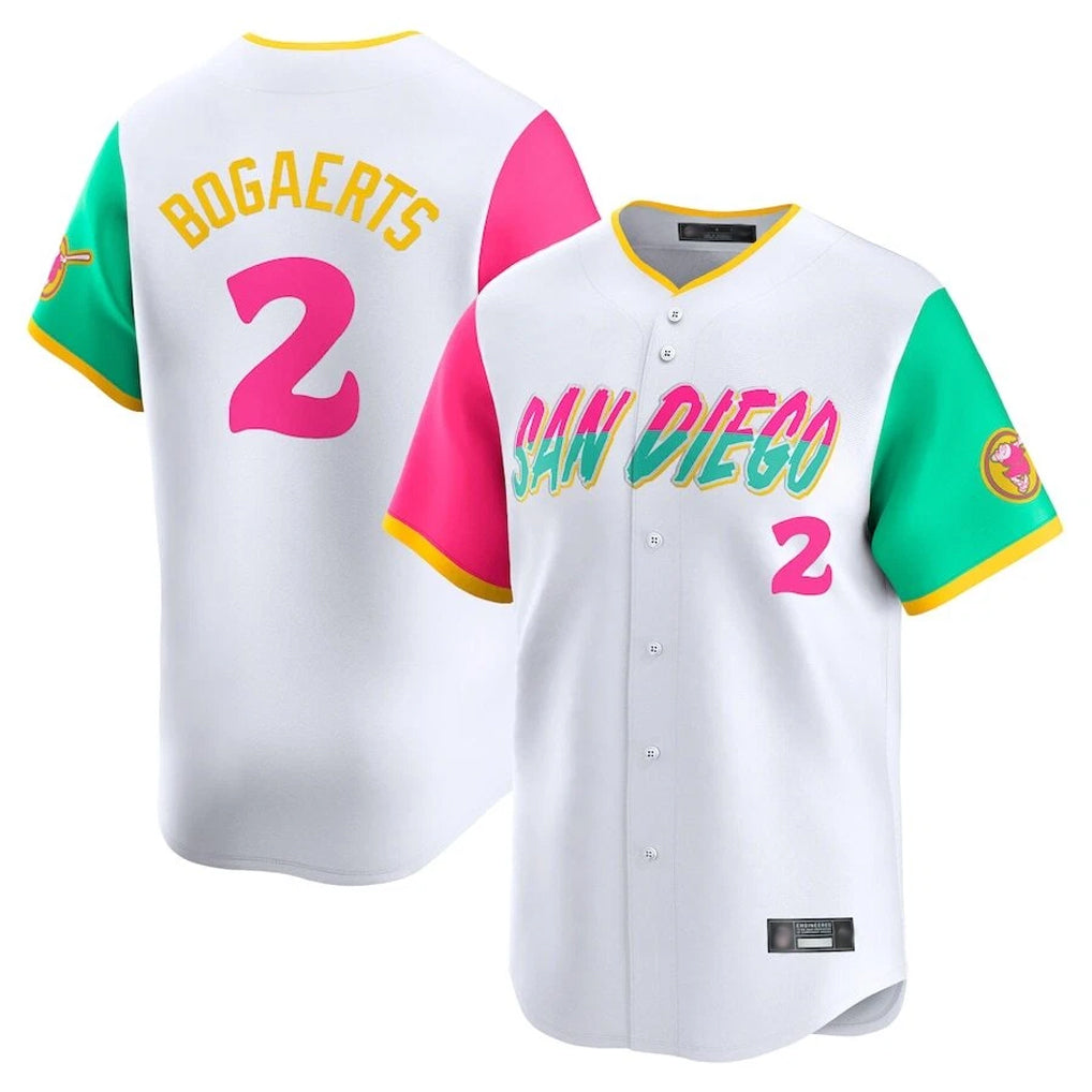 My Store S.Diego Padres #2 Xander Bogaerts Player White City Connect Home Limited Stitched Jerseys