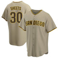 My Store S.Diego Padres #30 Gavin Sheets Player Khaki Home Game Stitched Jerseys