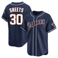 My Store S.Diego Padres #30 Gavin Sheets Player Navy Cooperstown Collection Limited Home Stitched Jerseys