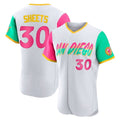 My Store S.Diego Padres #30 Gavin Sheets Player White City Connect Home Limited Elite Stitched Jerseys