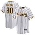 My Store S.Diego Padres #30 Gavin Sheets Player White Home Game Stitched Jerseys
