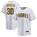 My Store S.Diego Padres #30 Gavin Sheets Player White Home Limited Game Stitched Jerseys