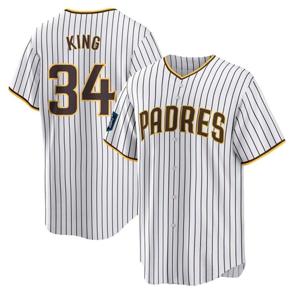 My Store S.Diego Padres #34 Michael King Player White Home Game Stitched Jerseys