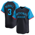 My Store S.Diego Padres #3 Jackson Merrill Player National League Navy All-Star Game Limited Stitched Jerseys