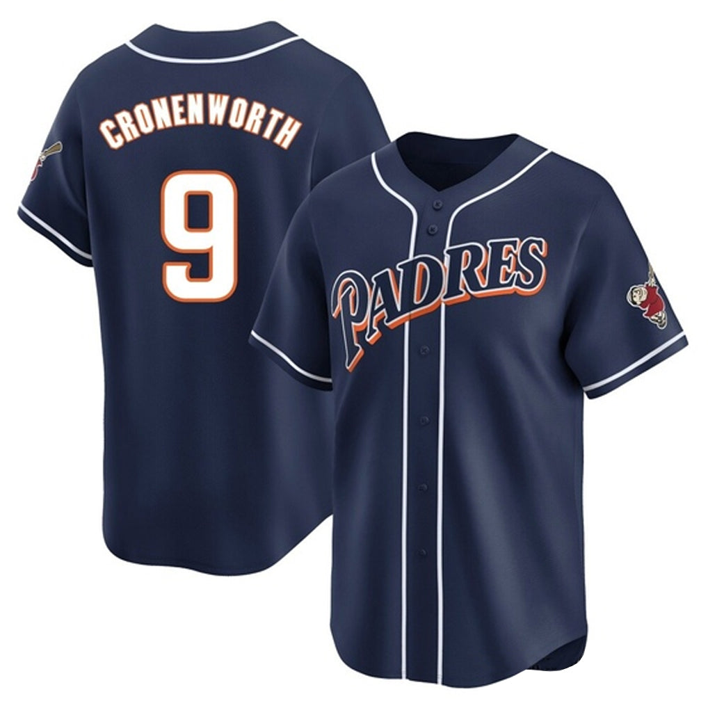 My Store S.Diego Padres #9 Jake Cronenworth Player Navy Cooperstown Collection Limited Home Stitched Jerseys