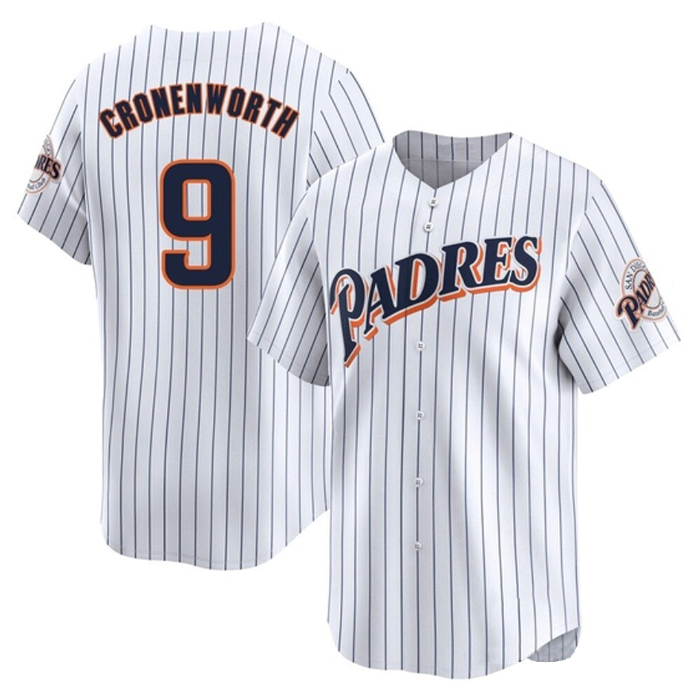 My Store S.Diego Padres #9 Jake Cronenworth Player White Cooperstown Collection Limited Home Stitched Jerseys