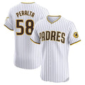 My Store S.Diego Padres #58 Wandy Peralta Player White Limited Home Elite Stitched Jerseys