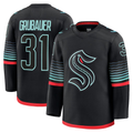 My Store S.Kraken #31 Philipp Grubauer Black Alternate Premium Player Jerseys