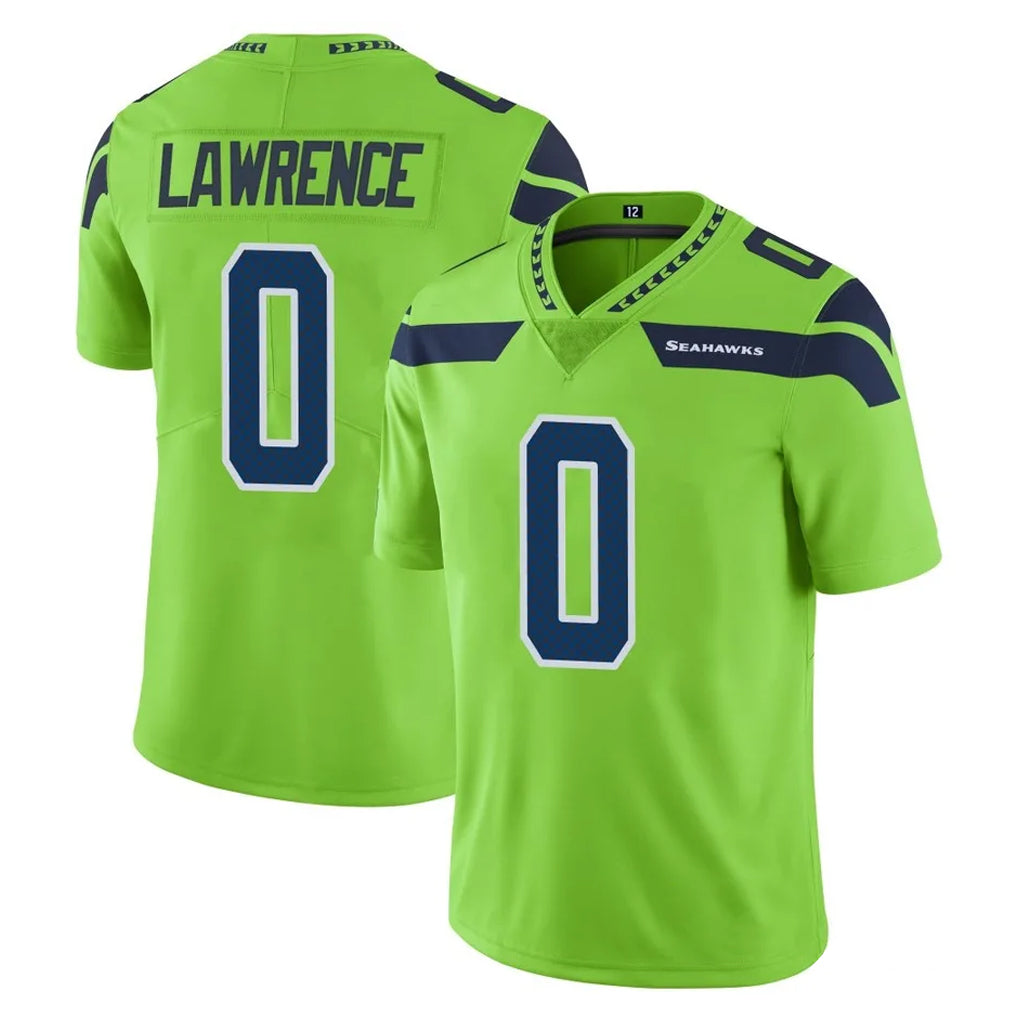 My Store S.Seahawks #0 DeMarcus Lawrence Player Green Limited Color Rush Home Game Stitched Jerseys