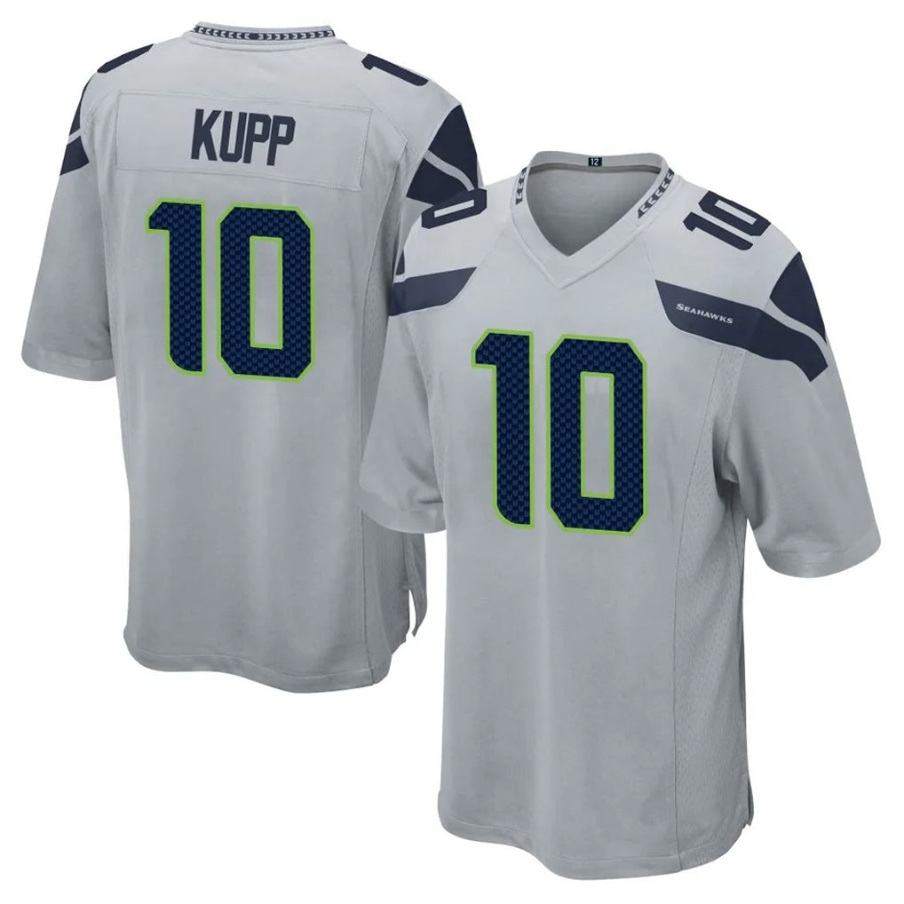 My Store S.Seahawks #10 Cooper Kupp Player Gray Home Game Stitched Jerseys